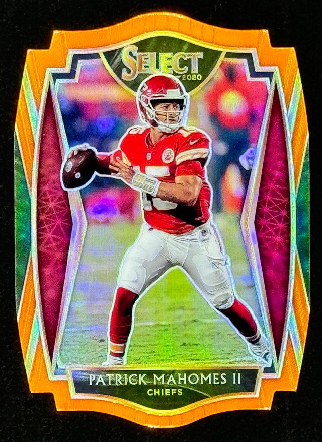 Patrick Mahomes II 2020 Select Prizm Orange Die Cut #130 at PristineAuction.com Patrick Mahomes II 2020 Select Prizm Orange Die Cut #130 at PristineAuction.com