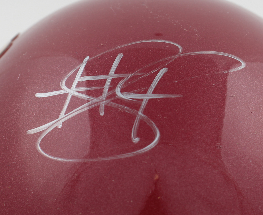 Troy Polamalu Signed USC Trojans Mini Helmet (JSA) at PristineAuction.com Troy Polamalu Signed USC Trojans Mini Helmet (JSA) at PristineAuction.com