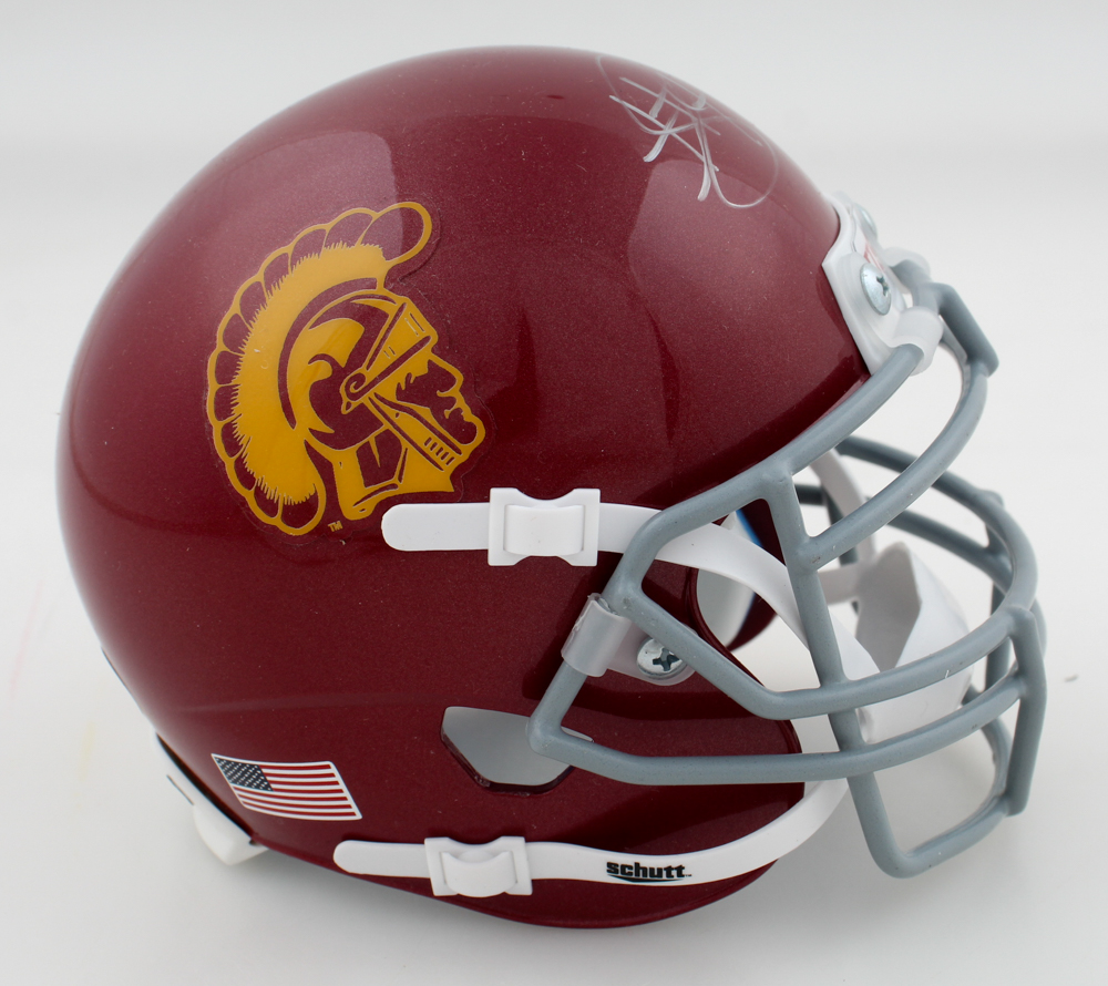 Troy Polamalu Signed USC Trojans Mini Helmet (JSA) at PristineAuction.com Troy Polamalu Signed USC Trojans Mini Helmet (JSA) at PristineAuction.com