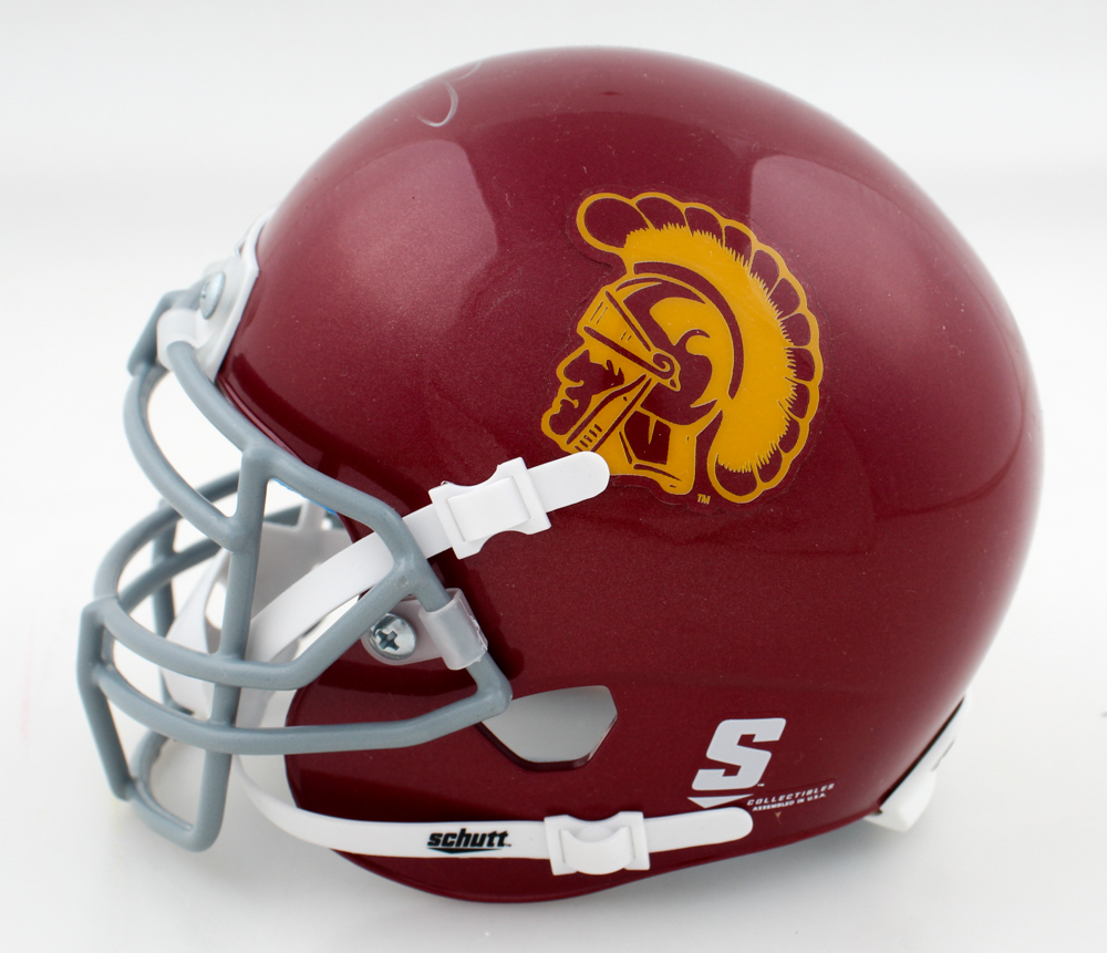 Troy Polamalu Signed USC Trojans Mini Helmet (JSA) at PristineAuction.com Troy Polamalu Signed USC Trojans Mini Helmet (JSA) at PristineAuction.com