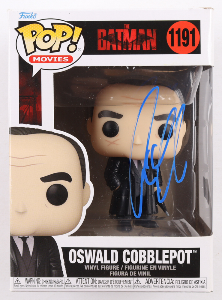 Colin Farrell Signed "The Batman" #1191 Oswald Cobblepot Chase Edition Funko Pop! Vinyl Figure (Beckett) at PristineAuction.com Colin Farrell Signed "The Batman" #1191 Oswald Cobblepot Chase Edition Funko Pop! Vinyl Figure (Beckett) at PristineAuction.com
