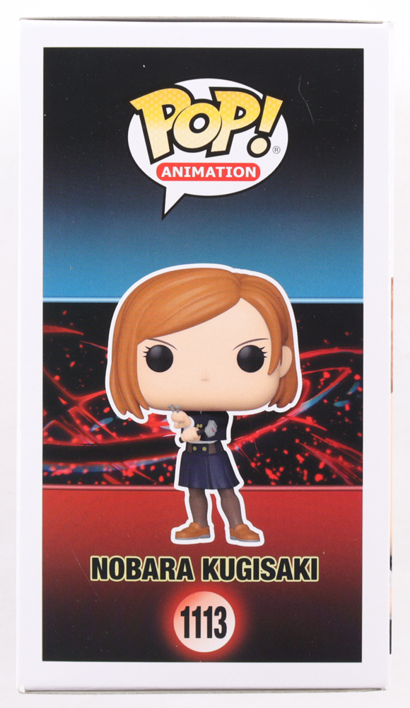 Anne Yatco Signed "Jujutsu Kaisen" #1113 Nobara Kugisaki Funko Pop! Vinyl Figure Inscribed "Let's Play A Game Of Chicken!", "Nobara" & A Hand Drawn Sketch (JSA) at PristineAuction.com Anne Yatco Signed "Jujutsu Kaisen" #1113 Nobara Kugisaki Funko Pop! Vinyl Figure Inscribed "Let's Play A Game Of Chicken!", "Nobara" & A Hand Drawn Sketch (JSA) at PristineAuction.com