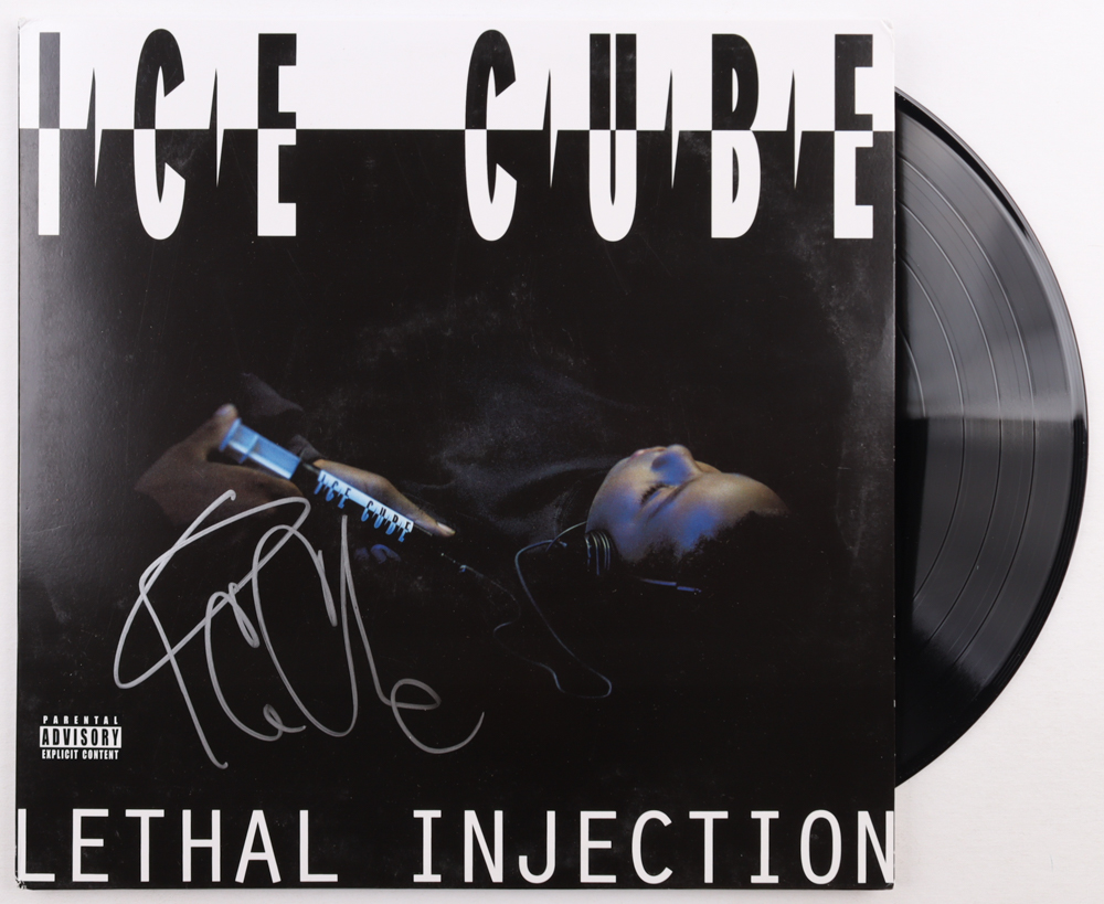 Ice Cube Signed "Lethal Injection" Vinyl Record Album (Beckett) at PristineAuction.com Ice Cube Signed "Lethal Injection" Vinyl Record Album (Beckett) at PristineAuction.com