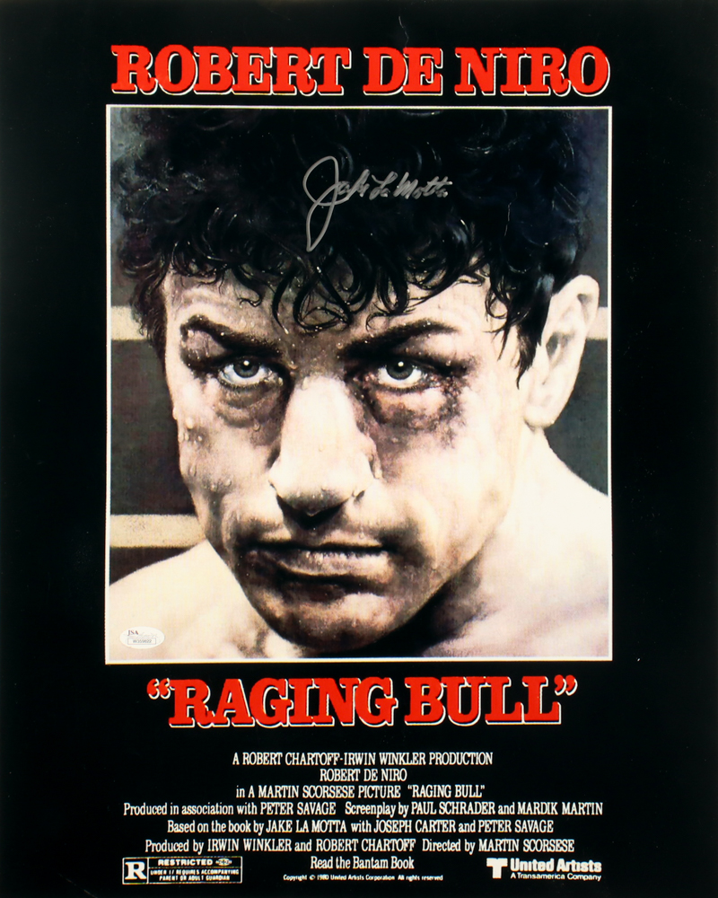 Jake LaMotta Signed "Raging Bull" 16x20 Photo (JSA) at PristineAuction.com Jake LaMotta Signed "Raging Bull" 16x20 Photo (JSA) at PristineAuction.com