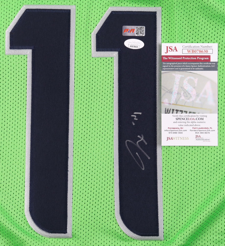 Jaxon Smith-Njigba Signed Jersey (JSA & PIA) at PristineAuction.com Jaxon Smith-Njigba Signed Jersey (JSA & PIA) at PristineAuction.com