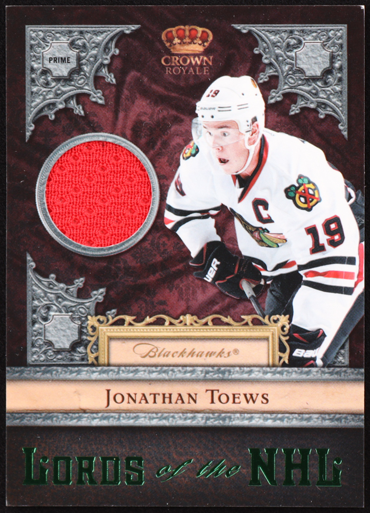 Jonathan Toews 2011 Crown Royale Lords of the NHL Jerseys Prime #16