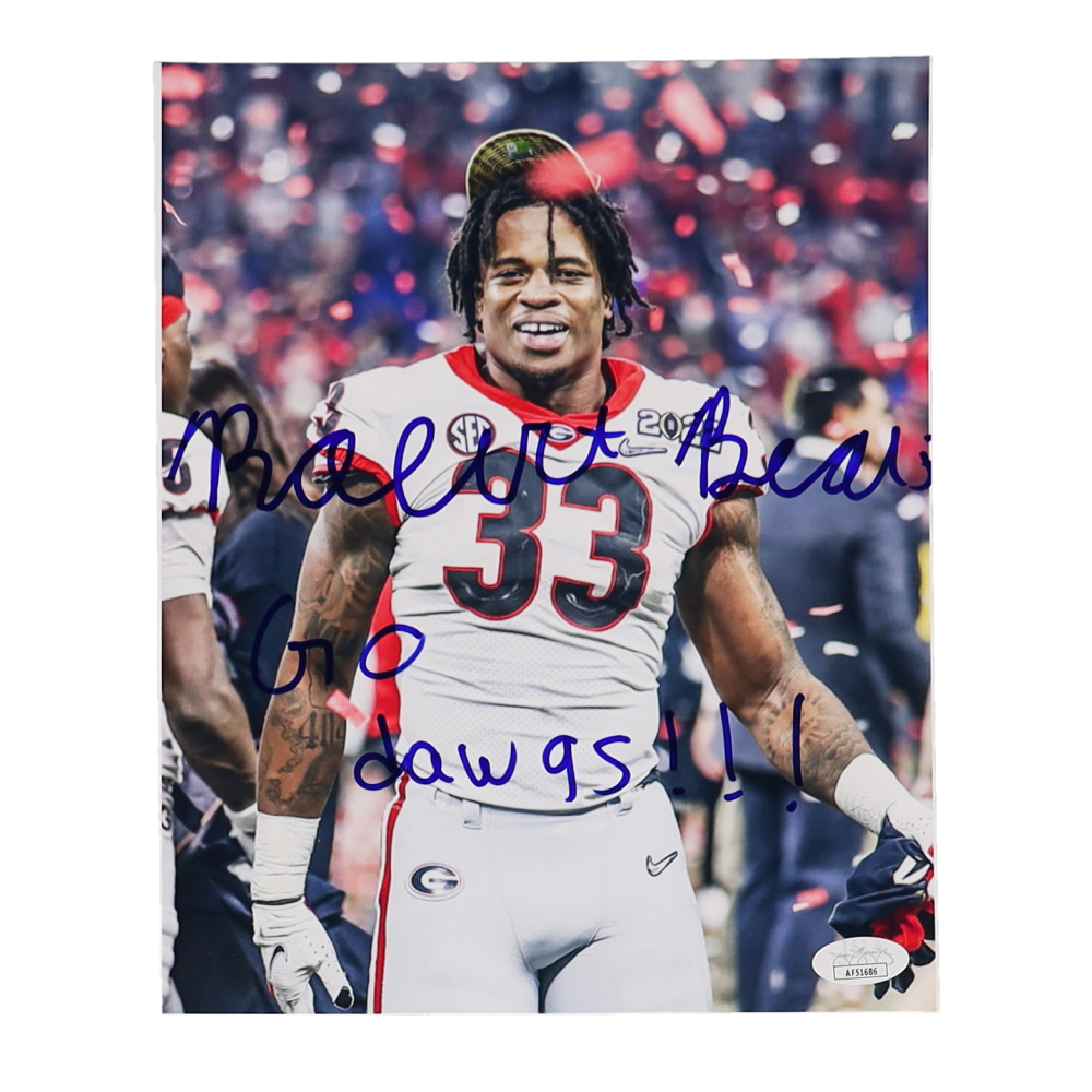 Robert Beal Jr. Signed Georgia Bulldogs 8x10 Photo Inscribed "Go Dawgs!!!" (JSA) at PristineAuction.com