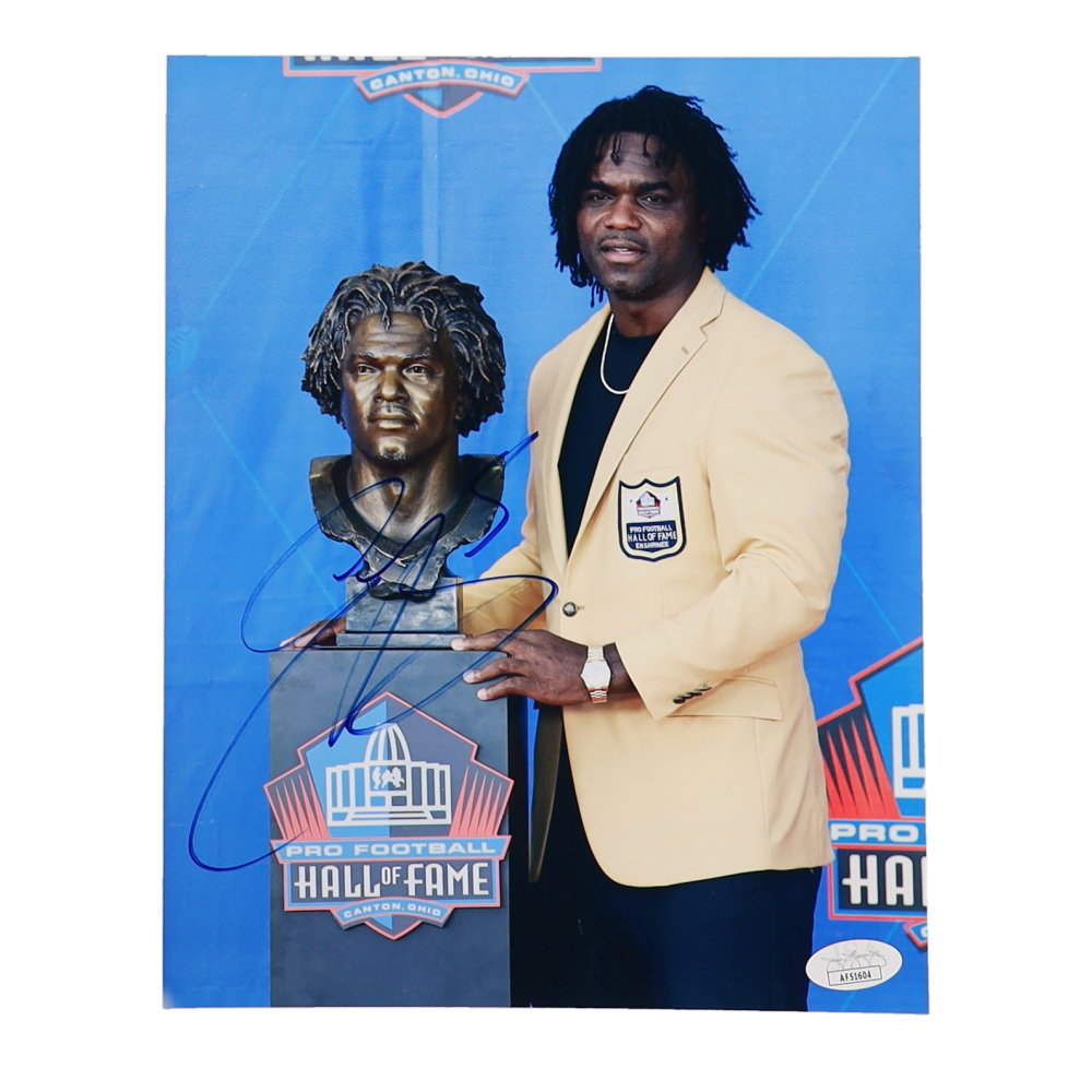 Edgerrin James Signed Hall of Fame 8x10 Photo (JSA) at PristineAuction.com