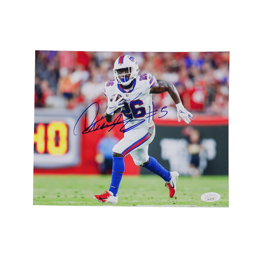 Devin Singletary Signed Bills 8x10 Photo (JSA) at PristineAuction.com
