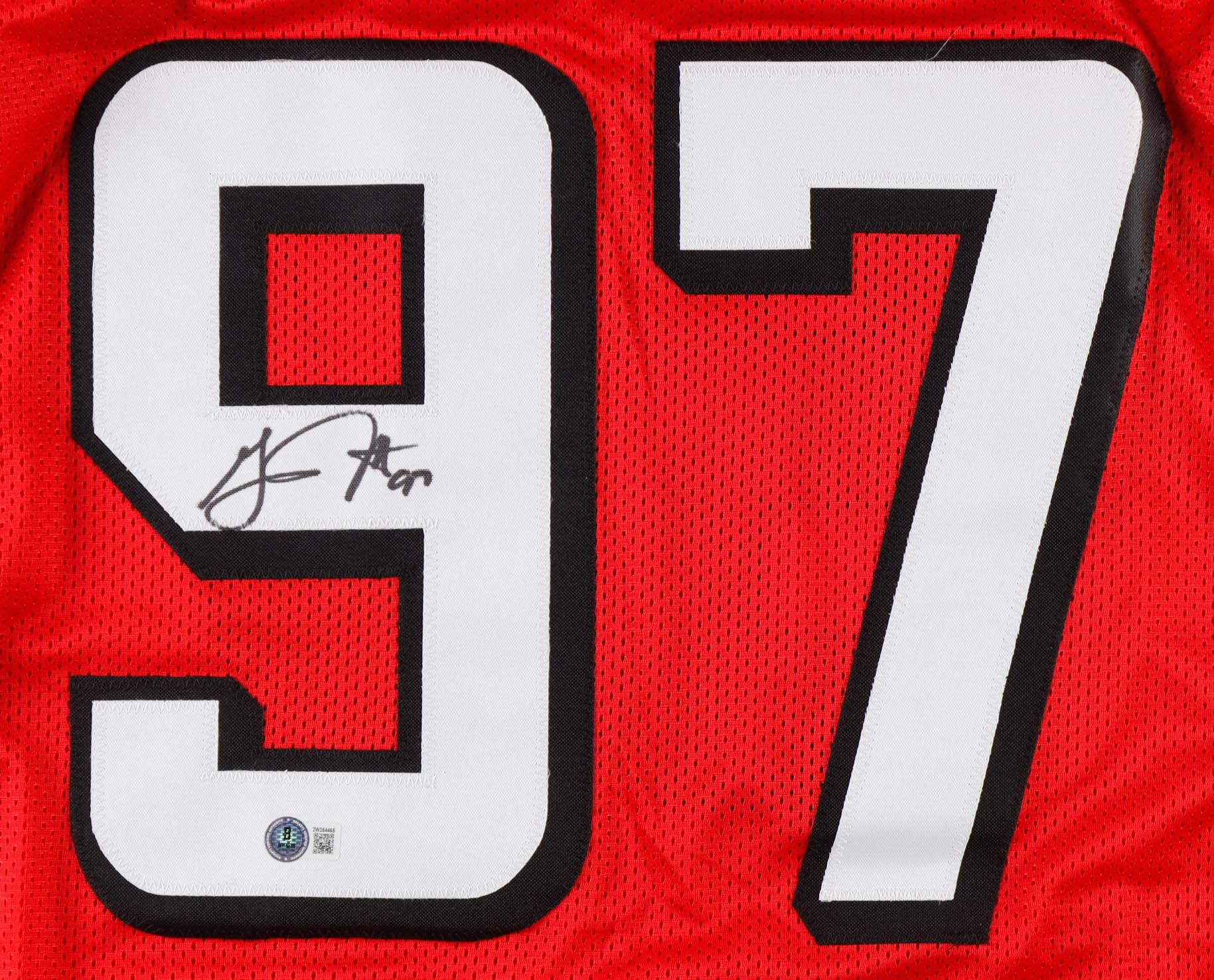 Grady Jarrett Signed Jersey (Beckett) at PristineAuction.com Grady Jarrett Signed Jersey (Beckett) at PristineAuction.com