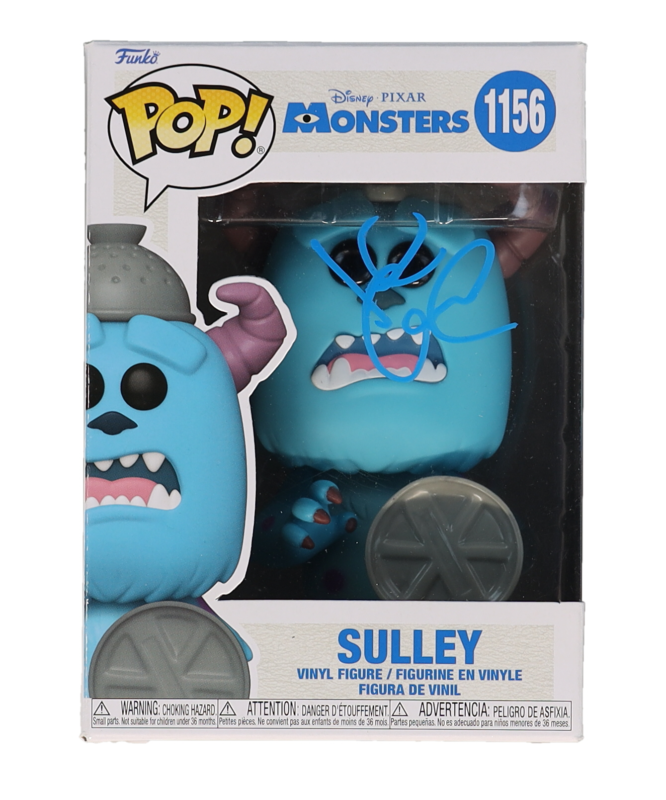 John Goodman Signed "Pixar: Monsters" #1156 Sulley Funko Pop! Vinyl Figure (Beckett) at PristineAuction.com John Goodman Signed "Pixar: Monsters" #1156 Sulley Funko Pop! Vinyl Figure (Beckett) at PristineAuction.com
