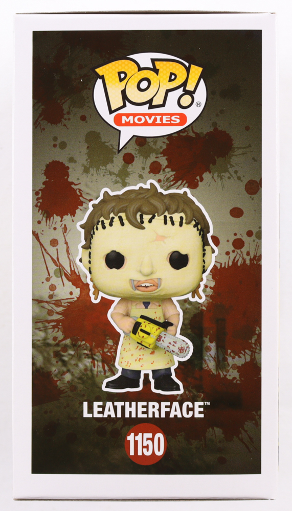 Kane Hodder Signed "The Texas Chainsaw Massacre" #1150 Leatherface Funko Pop! Vinyl Figure Inscribed "L-Face" (JSA) at PristineAuction.com Kane Hodder Signed "The Texas Chainsaw Massacre" #1150 Leatherface Funko Pop! Vinyl Figure Inscribed "L-Face" (JSA) at PristineAuction.com