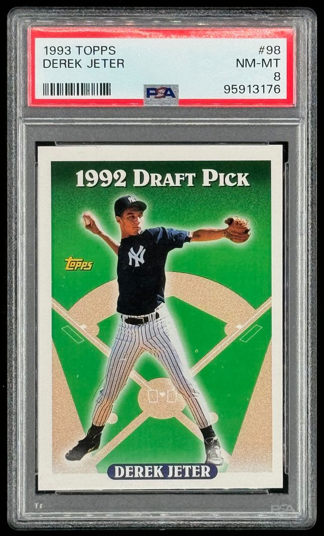 Derek Jeter 1993 Topps #98 RC (PSA 8) at PristineAuction.com Derek Jeter 1993 Topps #98 RC (PSA 8) at PristineAuction.com