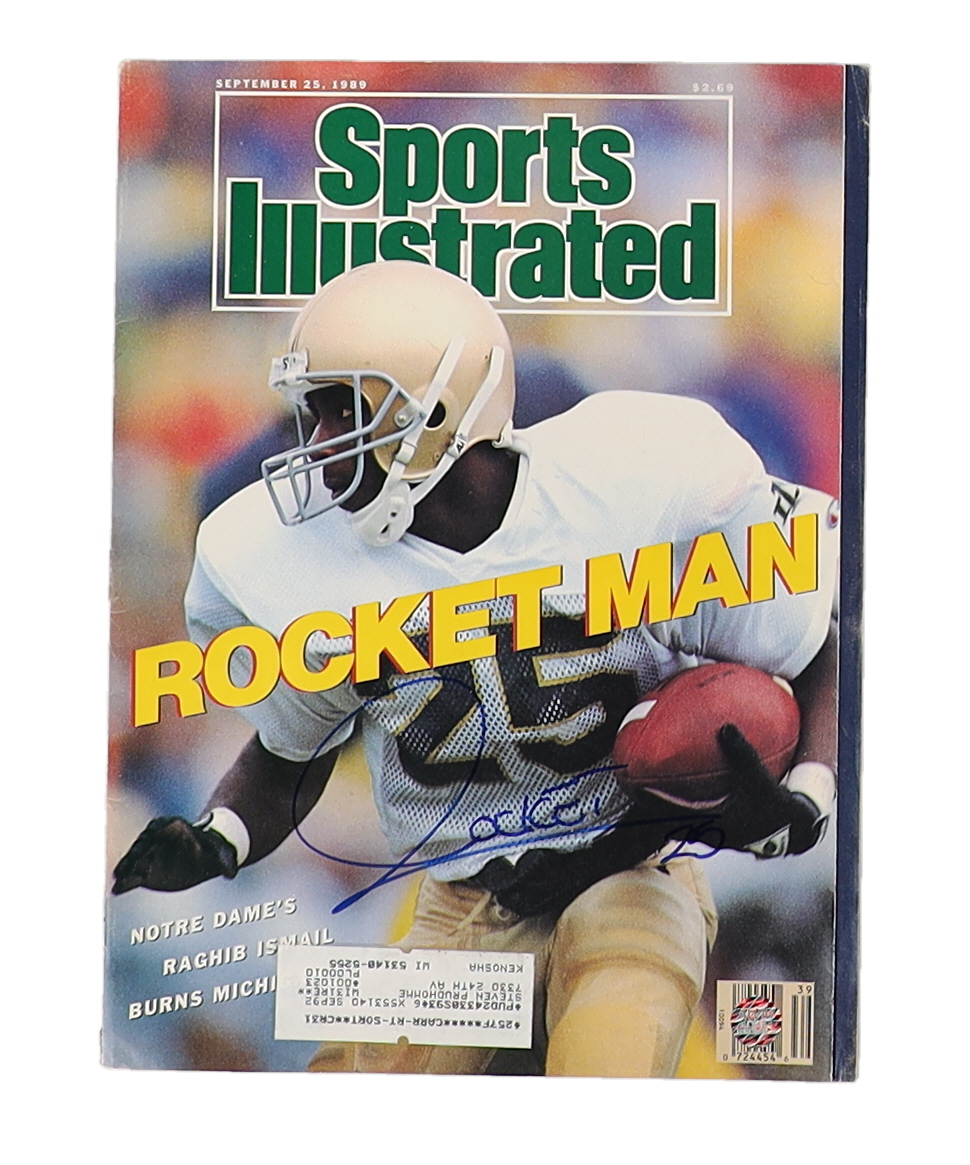 Rocket Ismail Signed 1989 Sports Illustrated Magazine (AWM) at PristineAuction.com Rocket Ismail Signed 1989 Sports Illustrated Magazine (AWM) at PristineAuction.com