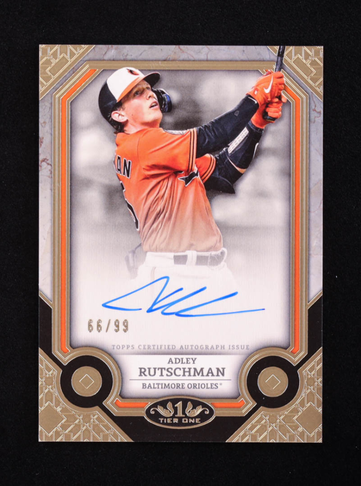 Adley Rutschman 2024 Topps Tier One Autographs #T1AARU #66/99