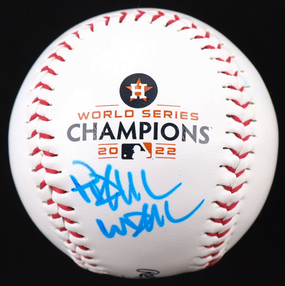 Paul Wall Signed 2022 World Series Champions Astros Logo Baseball (JSA) at PristineAuction.com Paul Wall Signed 2022 World Series Champions Astros Logo Baseball (JSA) at PristineAuction.com