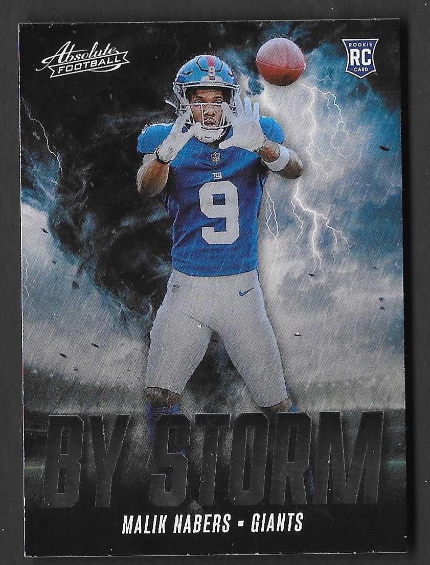 Malik Nabers 2024 Panini Absolute By Storm #5 RC at PristineAuction.com Malik Nabers 2024 Panini Absolute By Storm #5 RC at PristineAuction.com