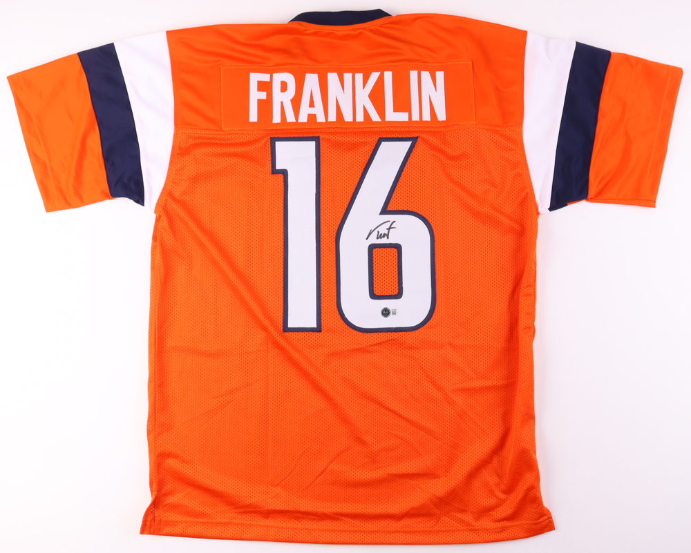 Troy Franklin Signed Jersey (Beckett) at PristineAuction.com Troy Franklin Signed Jersey (Beckett) at PristineAuction.com