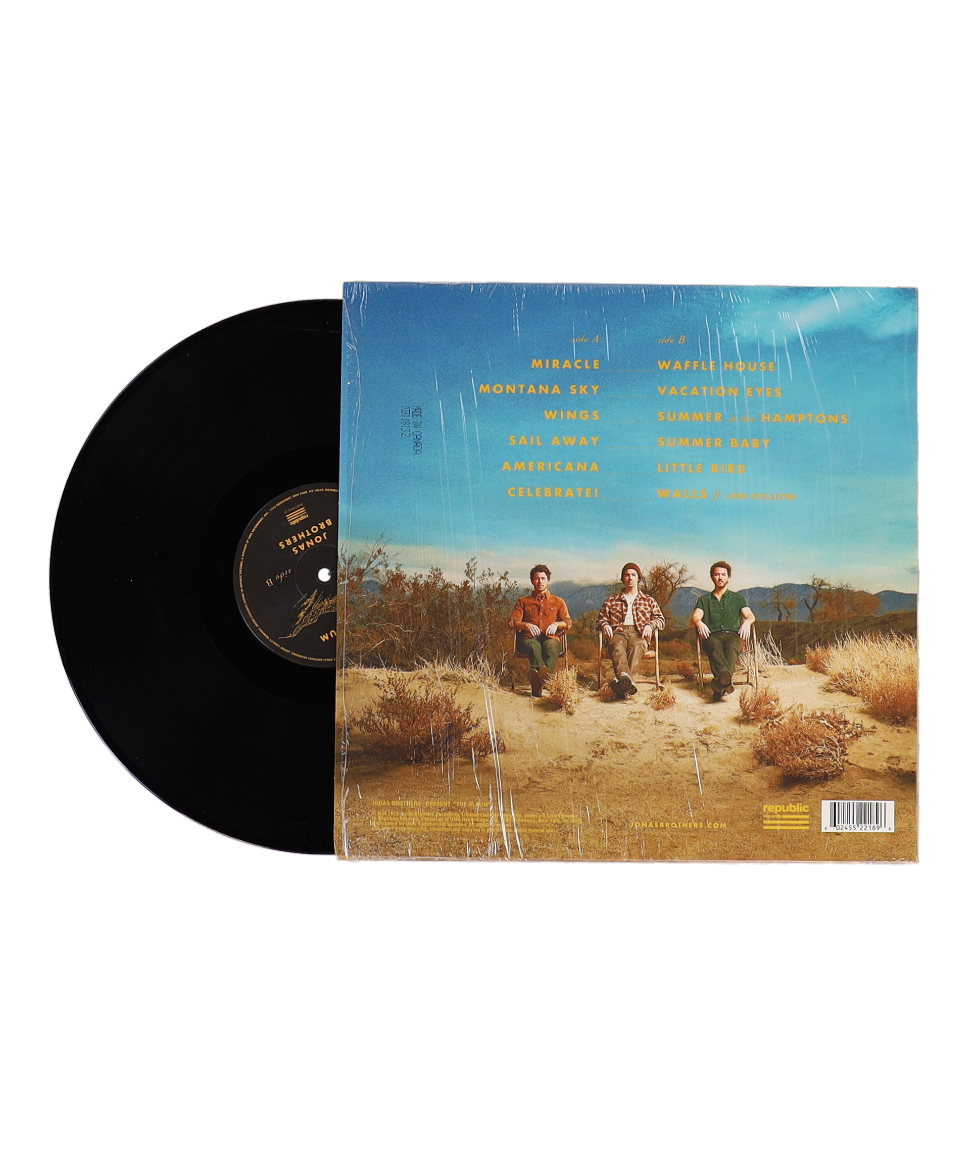 Nick Jonas, Kevin Jonas & Joe Jonas Signed "The Album" Vinyl Record Insert (JSA) at PristineAuction.com Nick Jonas, Kevin Jonas & Joe Jonas Signed "The Album" Vinyl Record Insert (JSA) at PristineAuction.com