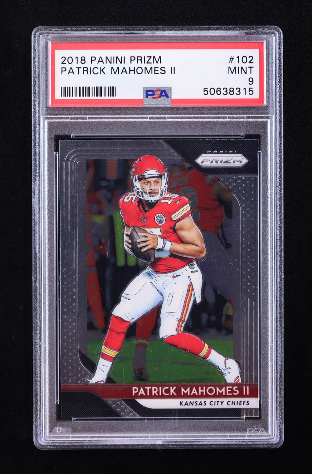 Patrick Mahomes II 2018 Panini Prizm #102 (PSA 9) | Pristine Auction