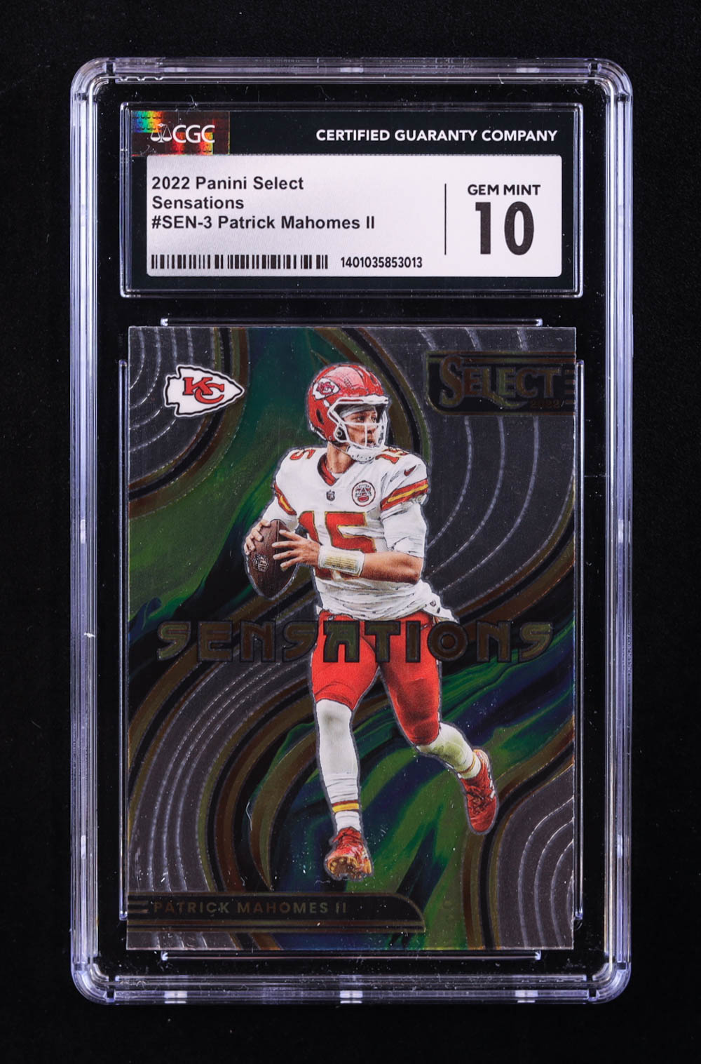 Patrick Mahomes II 2022 Select Sensations #3 (CGC 10) | Pristine Auction