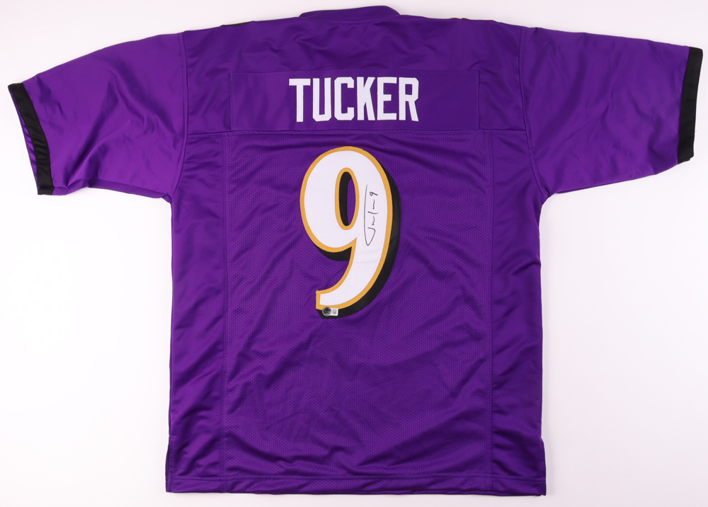 Justin Tucker Signed Jersey (Beckett) at PristineAuction.com Justin Tucker Signed Jersey (Beckett) at PristineAuction.com