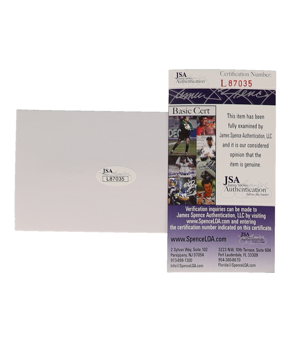 A Rube Rube Walker Signed Cut On Index Card (JSA) | Pristine Auction