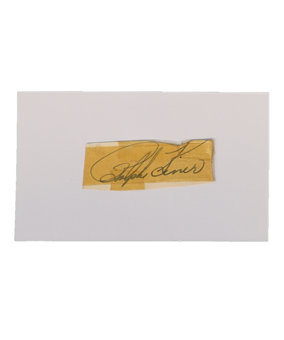 Ralph Kiner Signed Cut On Index Card (JSA) at PristineAuction.com Ralph Kiner Signed Cut On Index Card (JSA) at PristineAuction.com