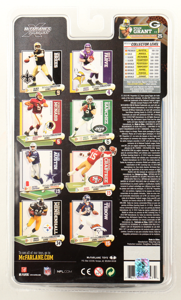 Tim Tebow Signed 2010 NFL Players Series 23 Action Figure (Tebow) at PristineAuction.com Tim Tebow Signed 2010 NFL Players Series 23 Action Figure (Tebow) at PristineAuction.com