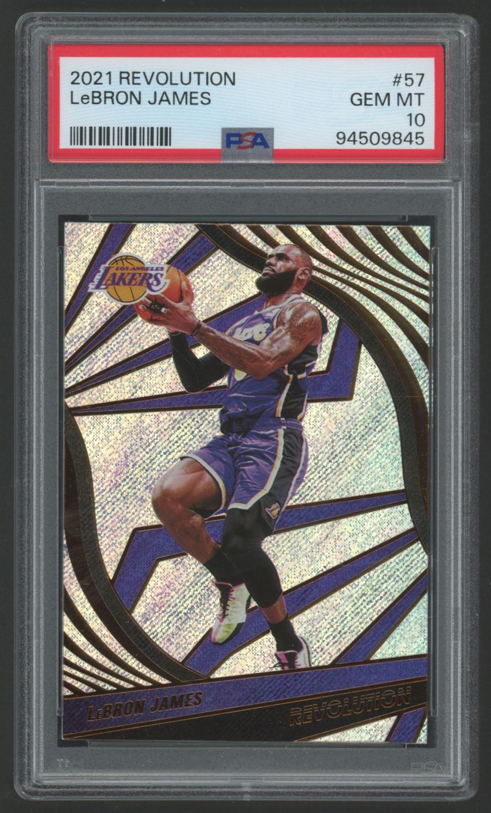 LeBron James 2021 Revolution #57 (PSA 10) at PristineAuction.com LeBron James 2021 Revolution #57 (PSA 10) at PristineAuction.com