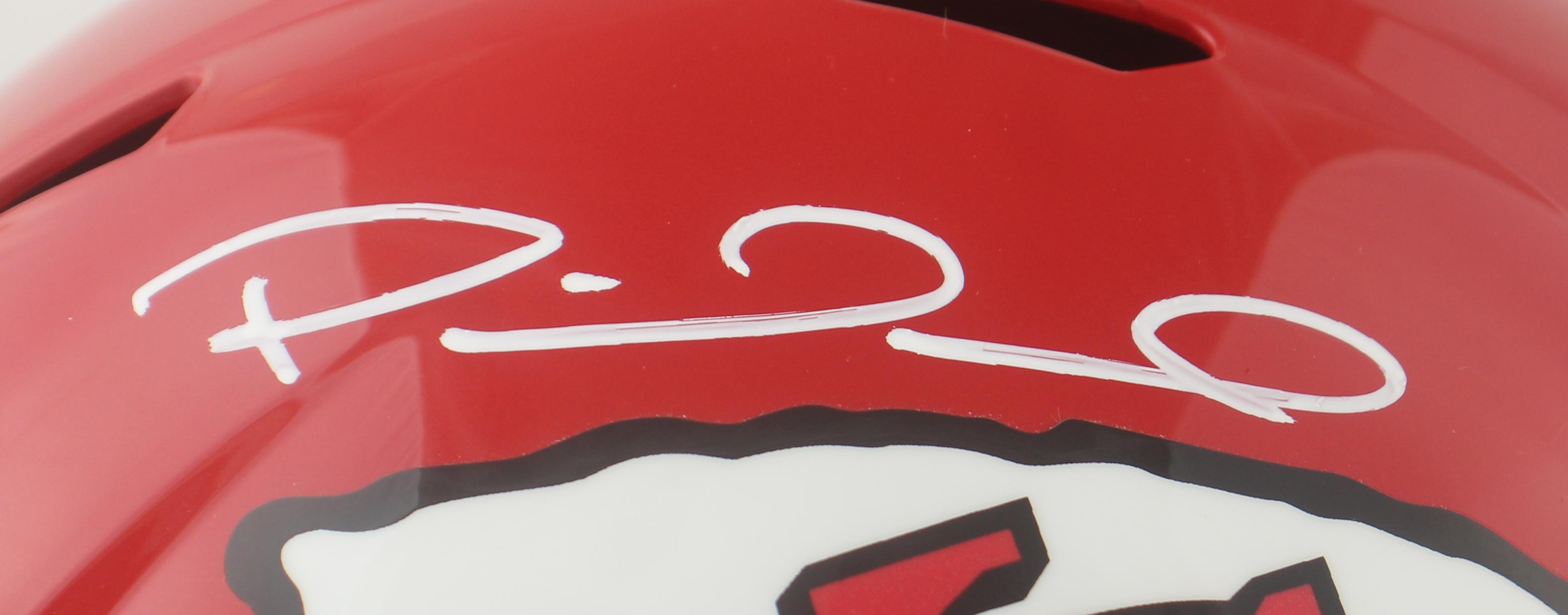 Patrick Mahomes Signed Super Bowl LVII Champions Logo Full-Size Speed Helmet (Beckett) at PristineAuction.com Patrick Mahomes Signed Super Bowl LVII Champions Logo Full-Size Speed Helmet (Beckett) at PristineAuction.com