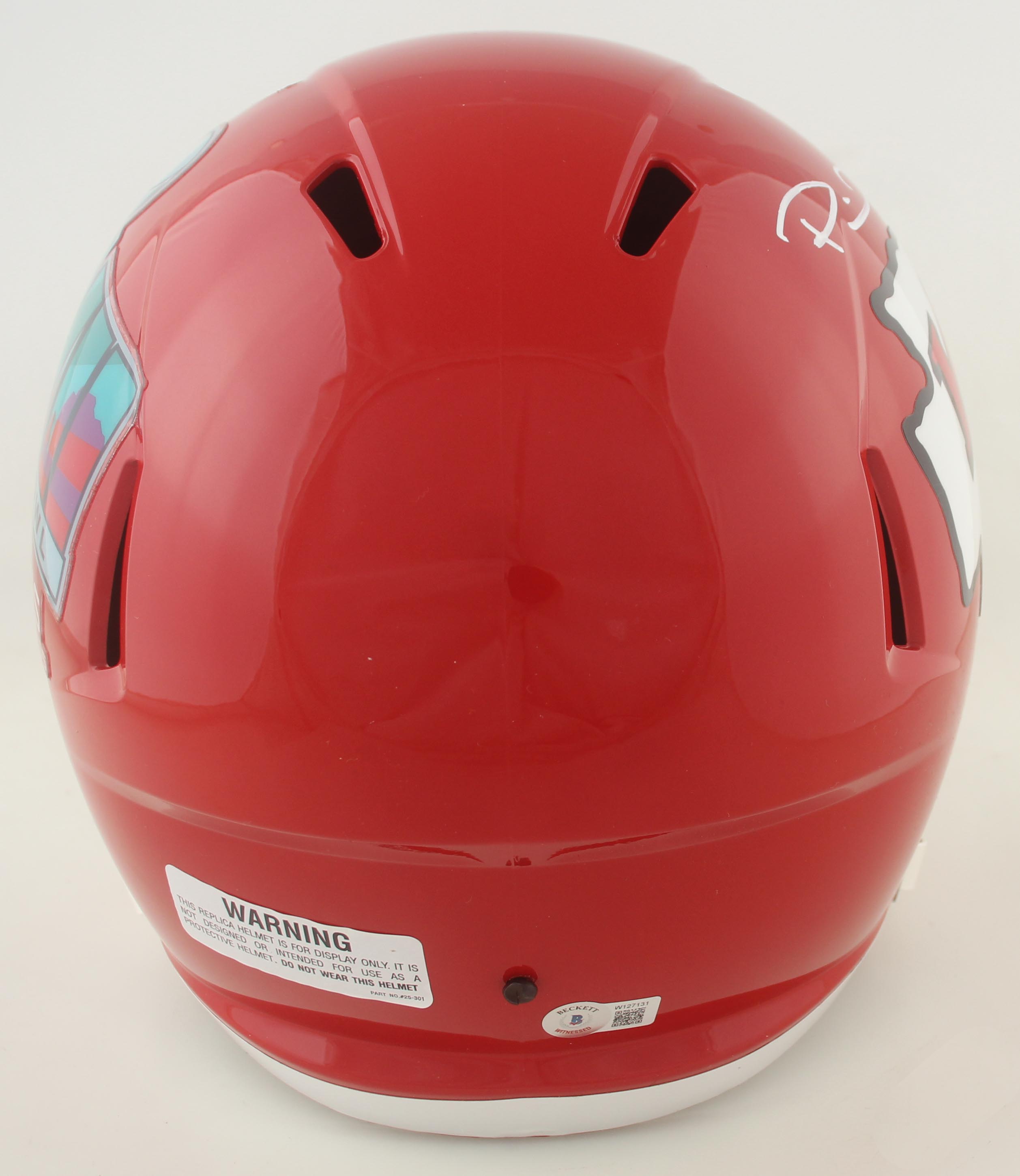 Patrick Mahomes Signed Super Bowl LVII Champions Logo Full-Size Speed Helmet (Beckett) at PristineAuction.com Patrick Mahomes Signed Super Bowl LVII Champions Logo Full-Size Speed Helmet (Beckett) at PristineAuction.com
