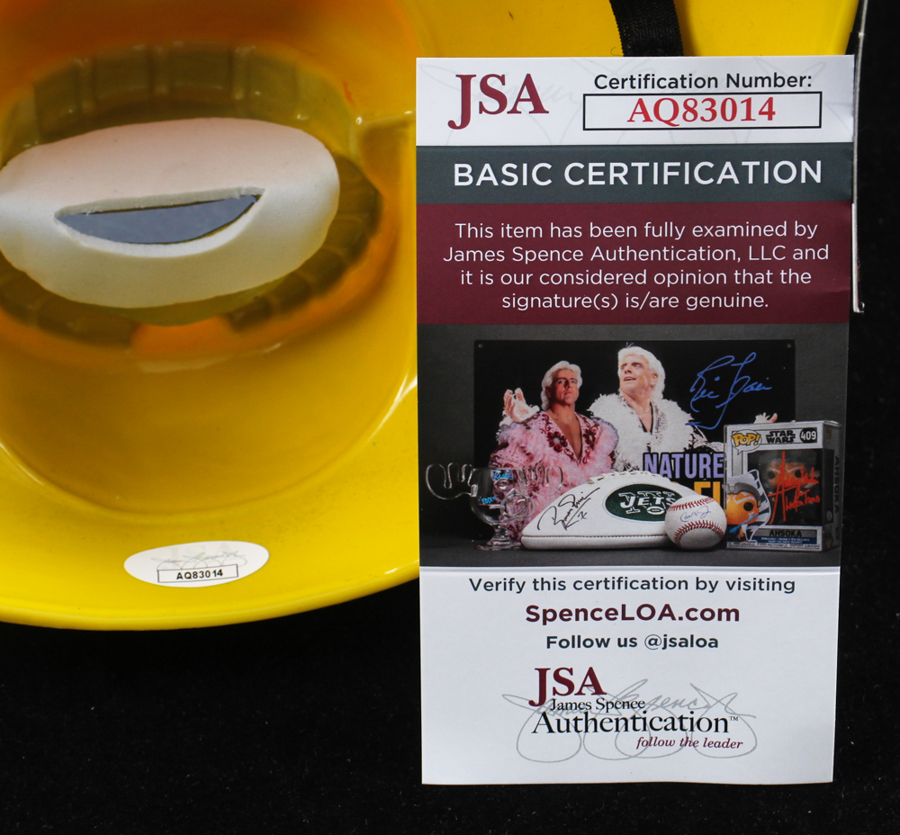 Jessica Weiss Signed "Five Nights at Freddy's" Mask Inscribed "Chica" (JSA) at PristineAuction.com Jessica Weiss Signed "Five Nights at Freddy's" Mask Inscribed "Chica" (JSA) at PristineAuction.com