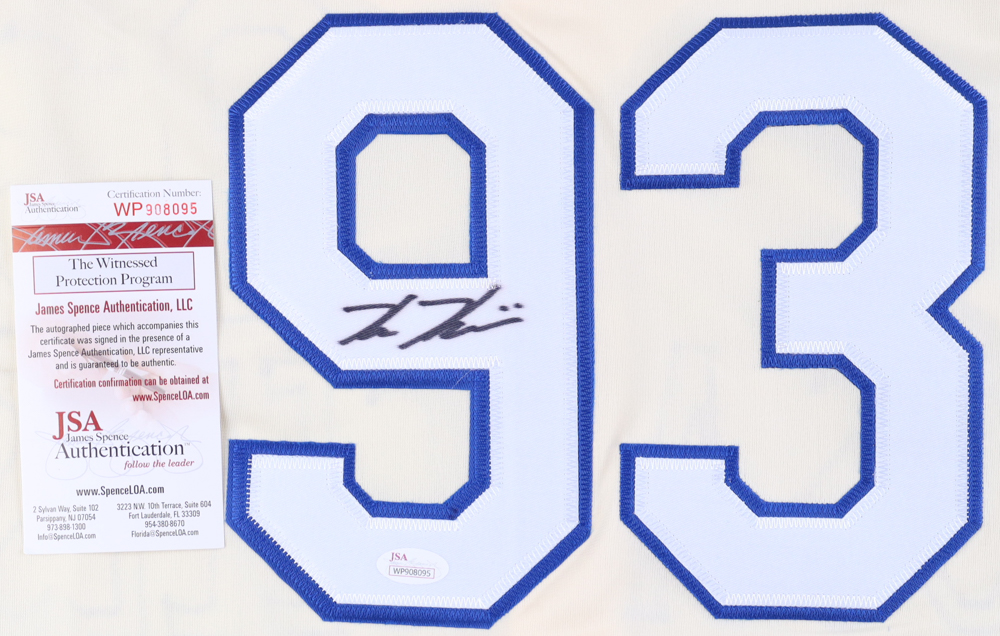 Kevin Kiermaier Signed Jersey (JSA) at PristineAuction.com Kevin Kiermaier Signed Jersey (JSA) at PristineAuction.com