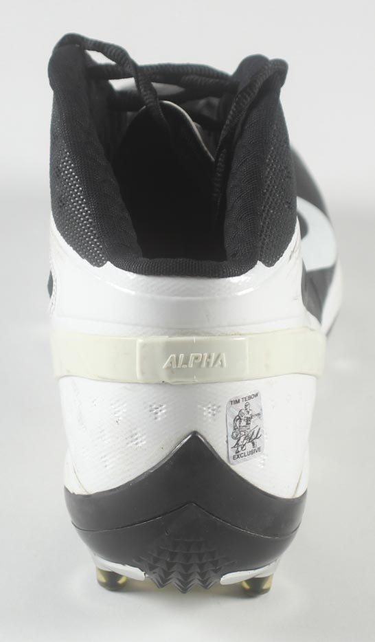 Tim Tebow Signed Personally Owned & Worn Nike Football Cleat Inscribed "Game-Used" (Tebow) at PristineAuction.com Tim Tebow Signed Personally Owned & Worn Nike Football Cleat Inscribed "Game-Used" (Tebow) at PristineAuction.com