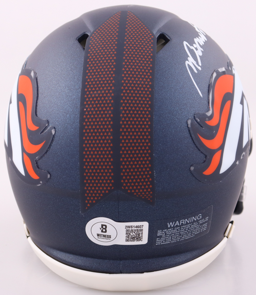 Nik Bonitto Signed Broncos Speed Mini Helmet (Beckett) at PristineAuction.com Nik Bonitto Signed Broncos Speed Mini Helmet (Beckett) at PristineAuction.com