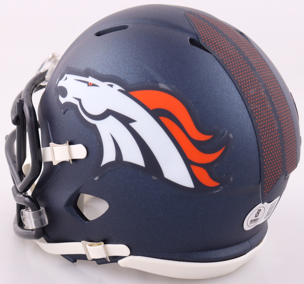 Nik Bonitto Signed Broncos Speed Mini Helmet (Beckett) at PristineAuction.com Nik Bonitto Signed Broncos Speed Mini Helmet (Beckett) at PristineAuction.com