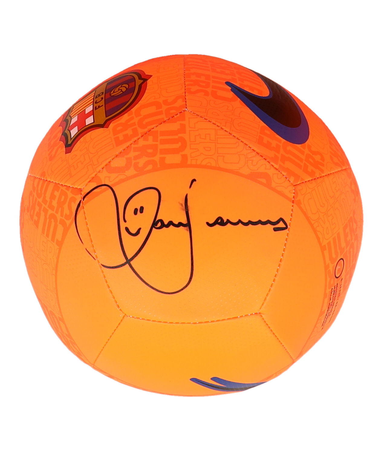 Dani Alves Signed FC Barcelona Logo Soccer Ball (Beckett) at PristineAuction.com Dani Alves Signed FC Barcelona Logo Soccer Ball (Beckett) at PristineAuction.com