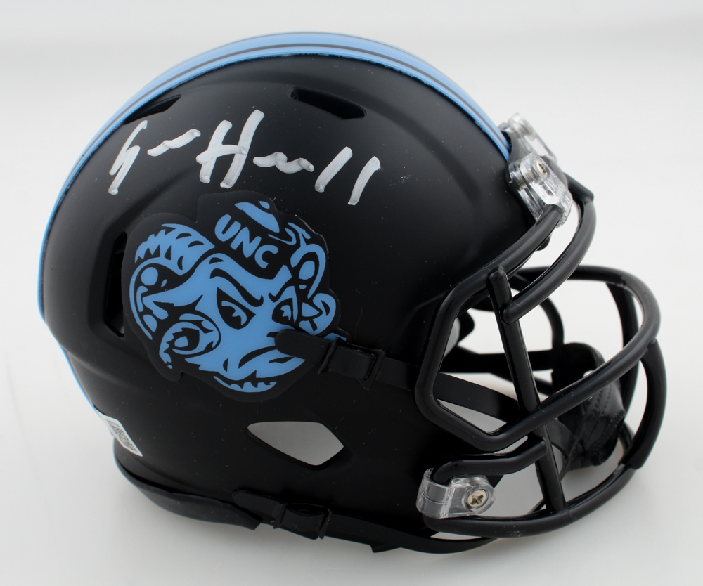Sam Howell Signed North Carolina Tar Heels Speed Mini Helmet (Beckett) at PristineAuction.com Sam Howell Signed North Carolina Tar Heels Speed Mini Helmet (Beckett) at PristineAuction.com