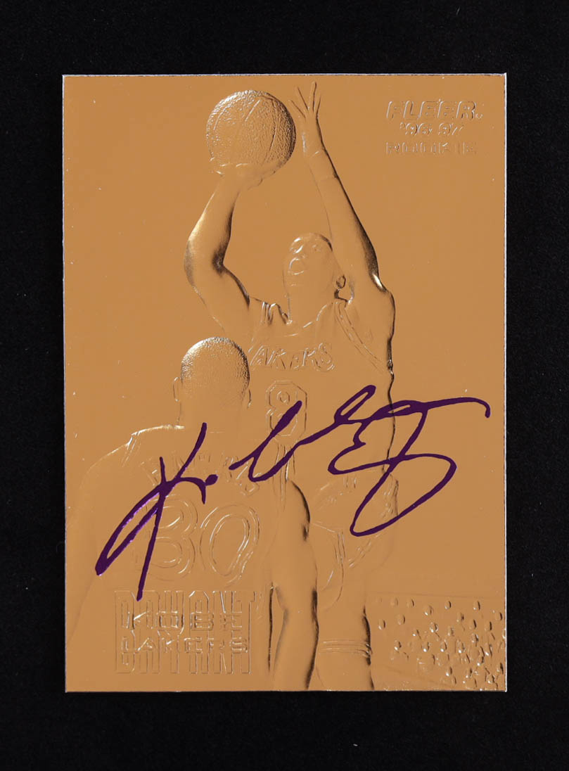 Kobe Bryant 1996-97 Fleer Purple Signature 23Kt Gold RC at PristineAuction.com Kobe Bryant 1996-97 Fleer Purple Signature 23Kt Gold RC at PristineAuction.com