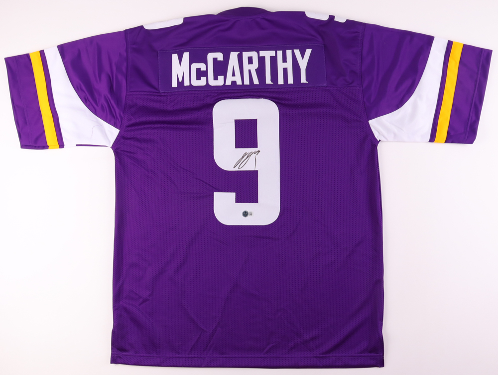 J.J. McCarthy Signed Jersey (Beckett) at PristineAuction.com J.J. McCarthy Signed Jersey (Beckett) at PristineAuction.com