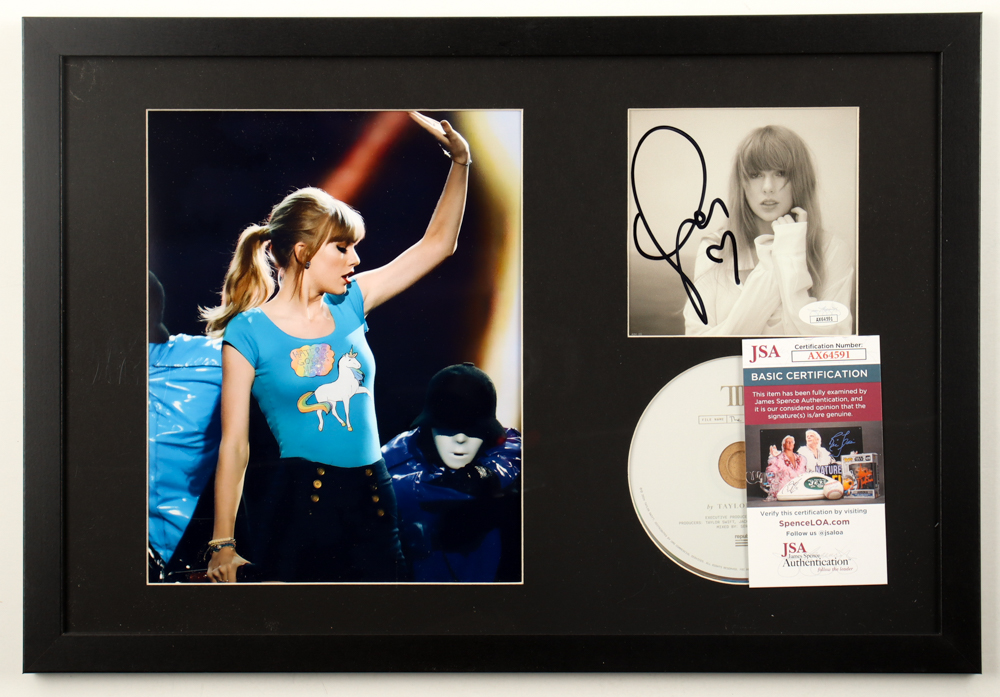 Taylor Swift Signed Custom Framed "The Tortured Poets Department" CD Album Insert Display With Disc (JSA) at PristineAuction.com Taylor Swift Signed Custom Framed "The Tortured Poets Department" CD Album Insert Display With Disc (JSA) at PristineAuction.com