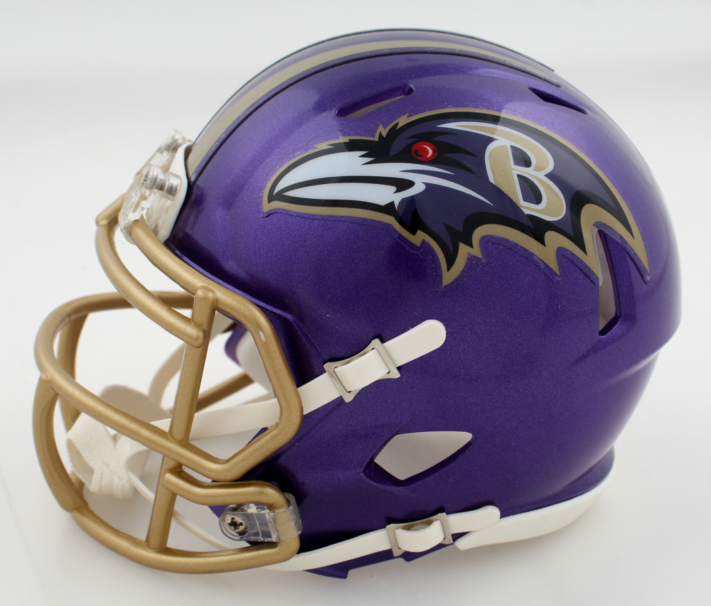 Ray Lewis Signed Ravens Flash Alternate Speed Mini Helmet (Beckett) at PristineAuction.com Ray Lewis Signed Ravens Flash Alternate Speed Mini Helmet (Beckett) at PristineAuction.com