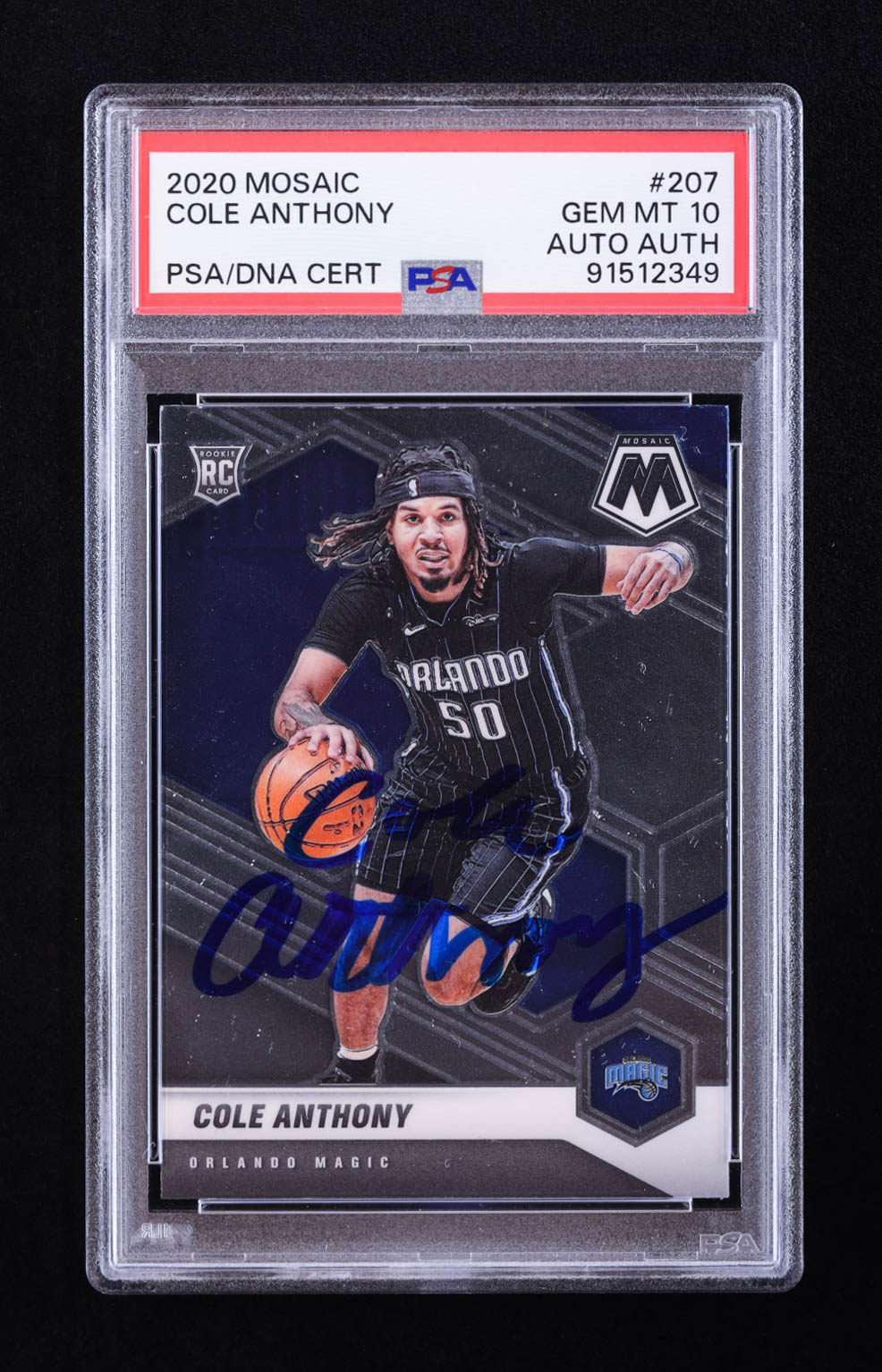 Cole Anthony PSA10 RC auto 50シリ超貴重 Cole Anthony PSA10 RC auto 50シリ超貴重(2020-21 Panini