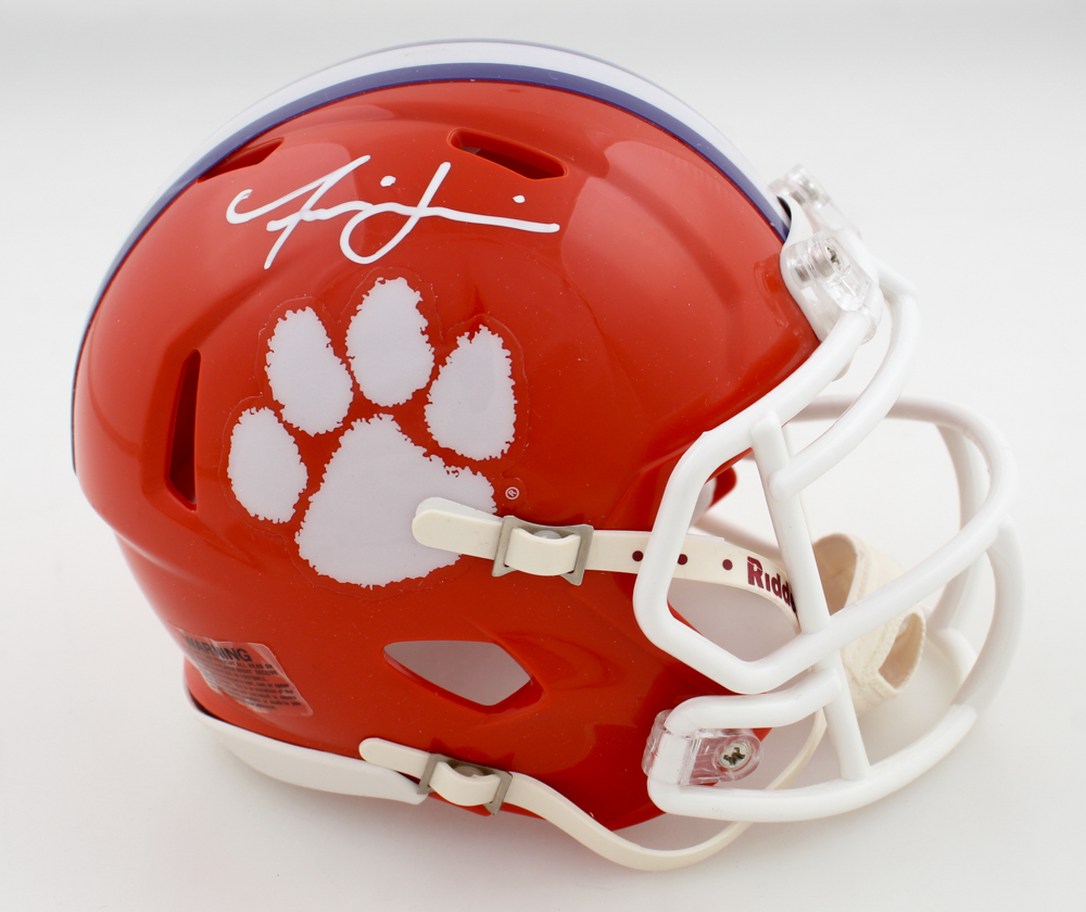 Isaiah Simmons Signed Clemson Tigers Speed Mini Helmet (JSA) at PristineAuction.com Isaiah Simmons Signed Clemson Tigers Speed Mini Helmet (JSA) at PristineAuction.com