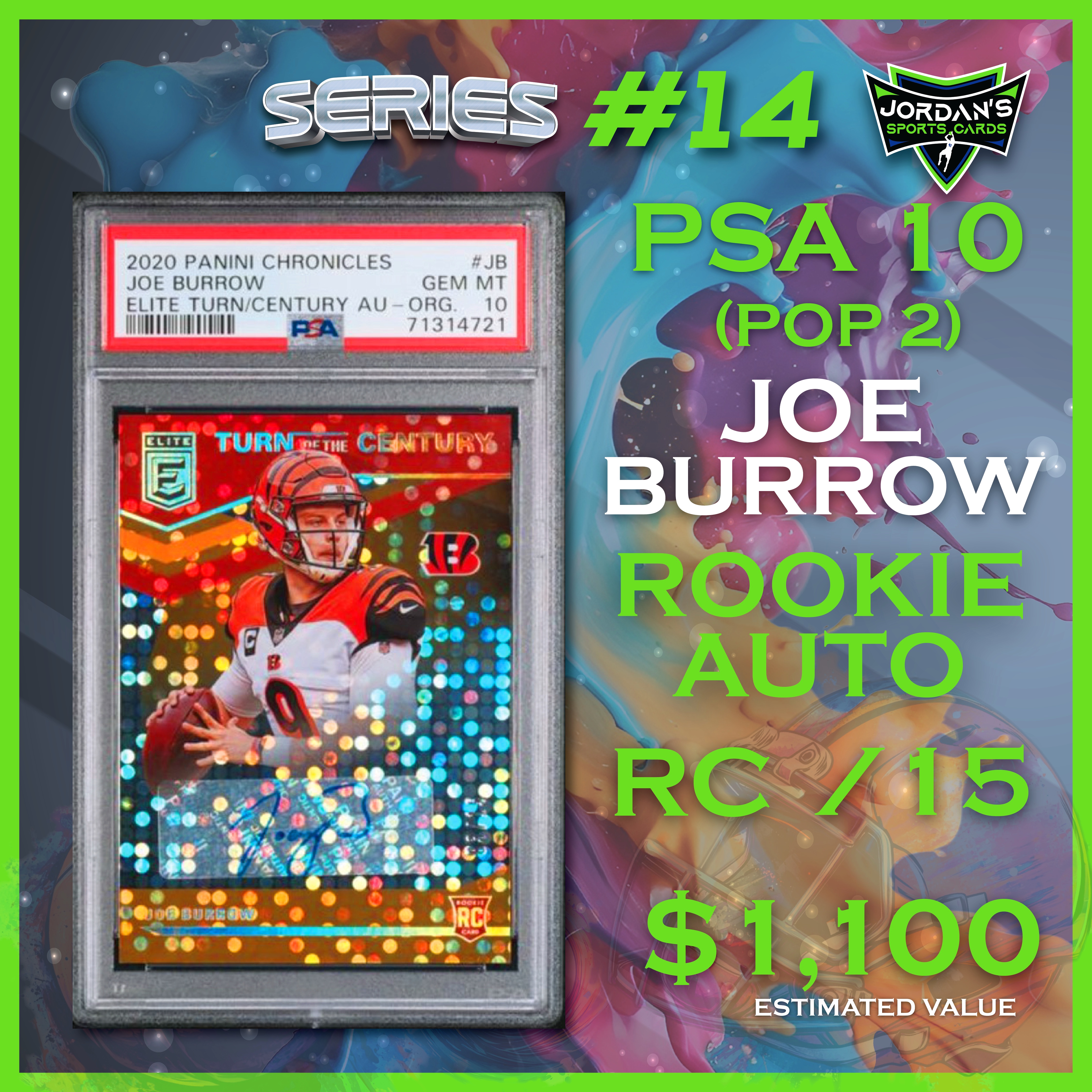 Platinum Quest Series 14 Sports Card Pack Mystery Box Presented by Jordan's Sports Cards - (1) Graded PSA, BGS, or SGC Card Per Pack at PristineAuction.com Platinum Quest Series 14 Sports Card Pack Mystery Box Presented by Jordan's Sports Cards - (1) Graded PSA, BGS, or SGC Card Per Pack at PristineAuction.com