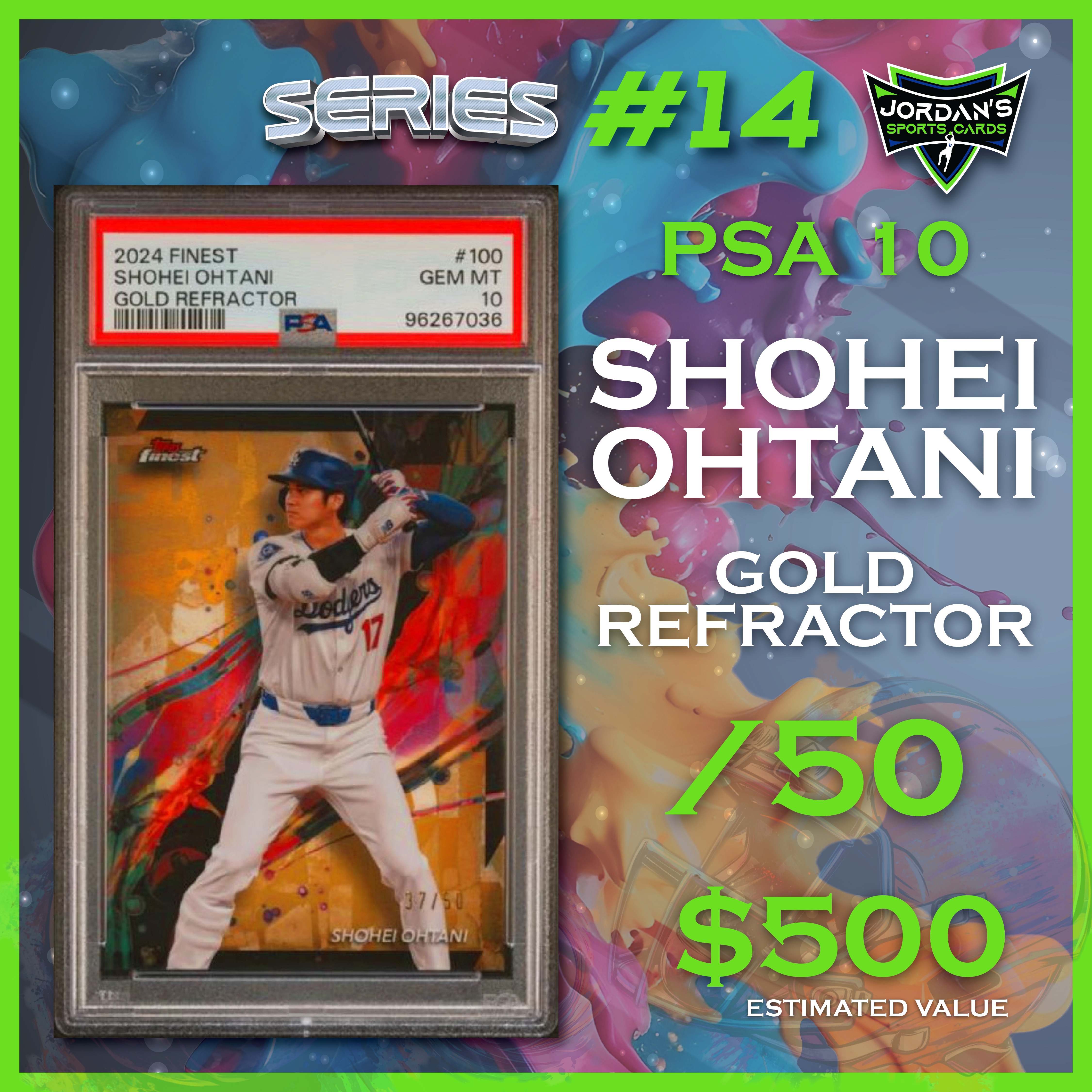 Platinum Quest Series 14 Sports Card Pack Mystery Box Presented by Jordan's Sports Cards - (1) Graded PSA, BGS, or SGC Card Per Pack at PristineAuction.com Platinum Quest Series 14 Sports Card Pack Mystery Box Presented by Jordan's Sports Cards - (1) Graded PSA, BGS, or SGC Card Per Pack at PristineAuction.com