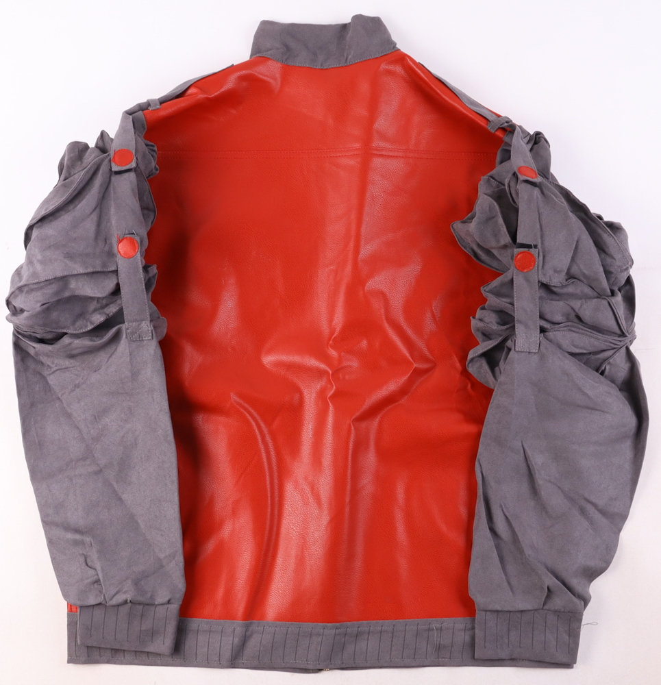 "Back To The Future" Jacket Signed By (4) with Michael J. Fox, Christopher Lloyd, Lea Thompson & Tom Wilson (Beckett) at PristineAuction.com "Back To The Future" Jacket Signed By (4) with Michael J. Fox, Christopher Lloyd, Lea Thompson & Tom Wilson (Beckett) at PristineAuction.com