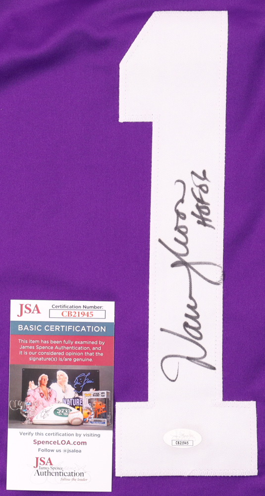 Warren Moon Signed Jersey Inscribed "HOF 06" (JSA) at PristineAuction.com Warren Moon Signed Jersey Inscribed "HOF 06" (JSA) at PristineAuction.com