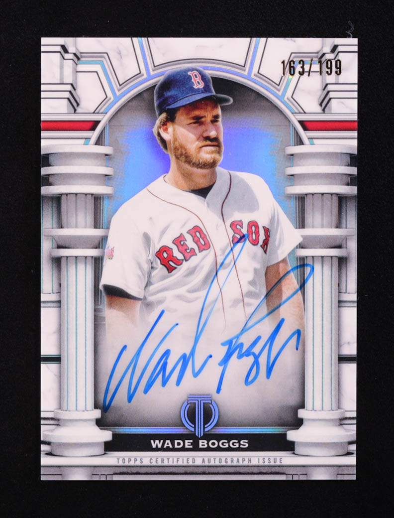Wade Boggs 2023 Topps Tribute Olympus Autographs #OAWB #163/199 at PristineAuction.com Wade Boggs 2023 Topps Tribute Olympus Autographs #OAWB #163/199 at PristineAuction.com